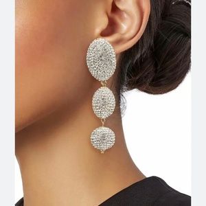 Lele Sadoughi Silver Drop Earrings